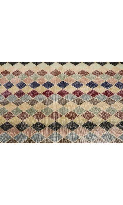 4 x 10 Vintage Turkish Sivas Rug 53363