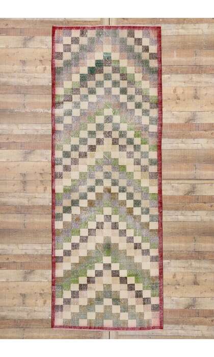4 x 11 Vintage Turkish Sivas Rug 53369