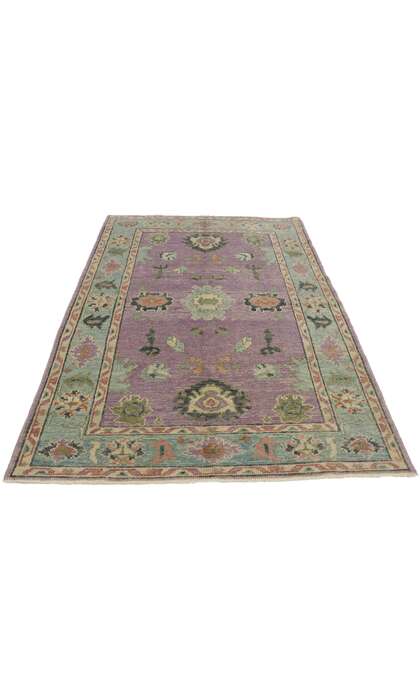 4 x 6 Colorful Oushak Rug 53380
