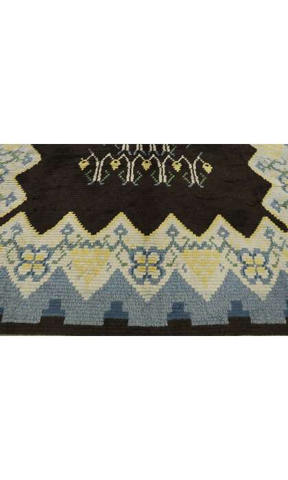 8 x 10 Vintage Swedish Rya Rug 77043