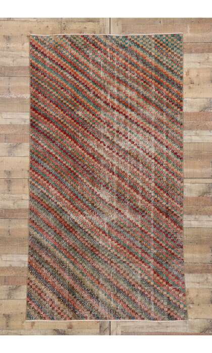 5 x 9 Vintage Turkish Sivas Rug 53298