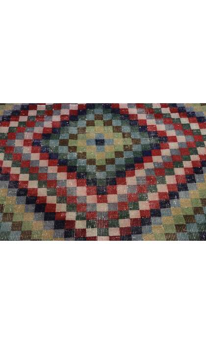 4 x 11 Vintage Turkish Sivas Rug 53304