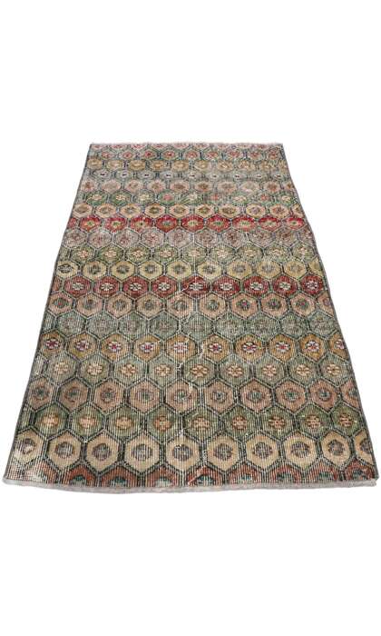 3 x 5 Vintage Turkish Sivas Rug 53312