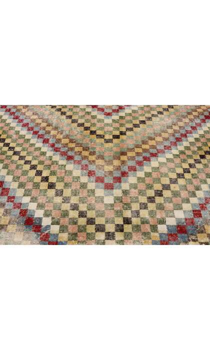 6 x 10 Vintage Turkish Sivas Rug 53376