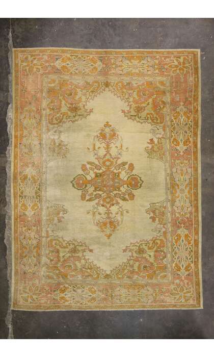 12 x 16 Antique Turkish Oushak Rug 53390