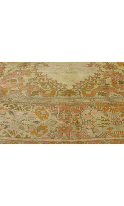 12 x 16 Antique Turkish Oushak Rug 53390