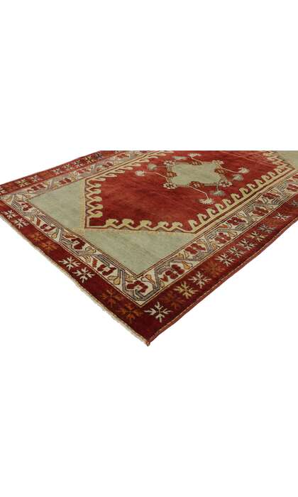 4 x 6 Vintage Turkish Oushak Rug 533944 x 6 Vintage Turkish Oushak Rug 53394