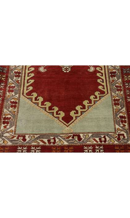 4 x 6 Vintage Turkish Oushak Rug 53394