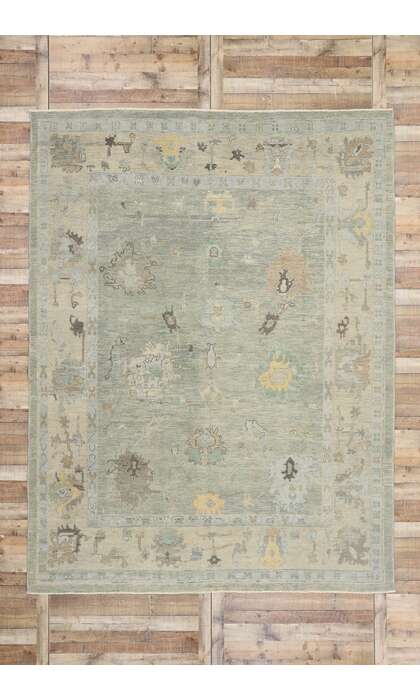 9 x 12 Turkish Oushak Rug 53407