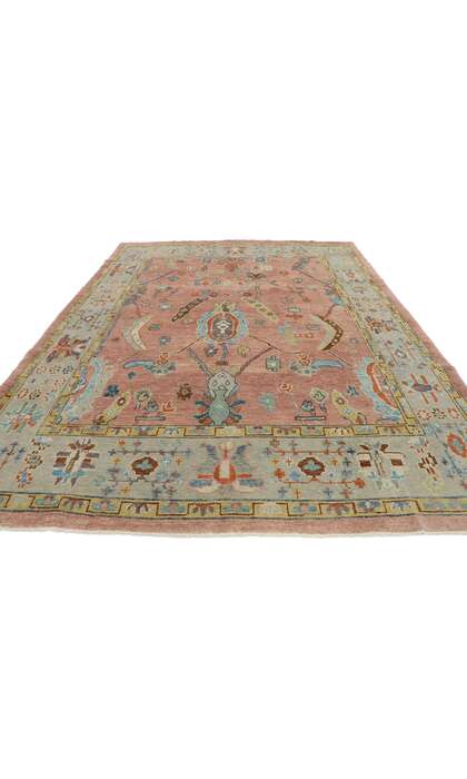 8 x 11 Turkish Oushak Rug 53411