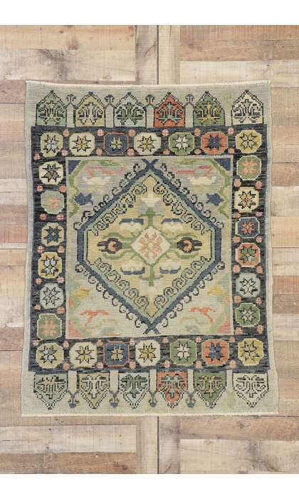 4 x 5 Turkish Oushak Rug 53428