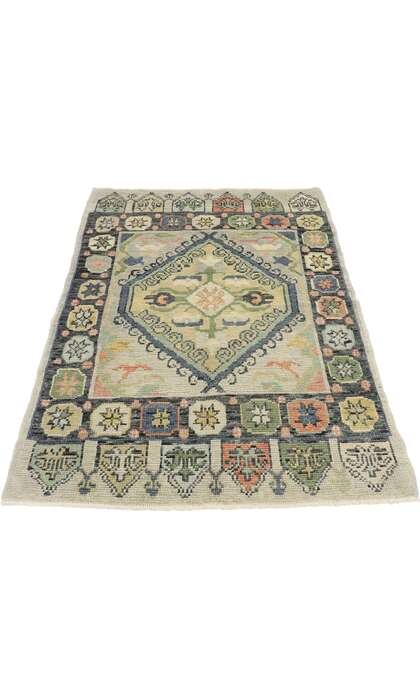 4 x 5 Turkish Oushak Rug 53428