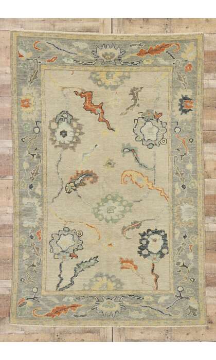 5 x 7 Turkish Oushak Rug 534305 x 7 Turkish Oushak Rug 53430