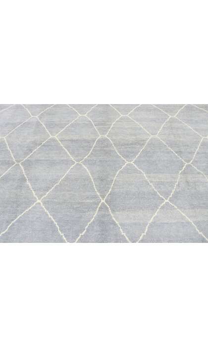 8 x 9 Turkish Gray Moroccan Rug 53439