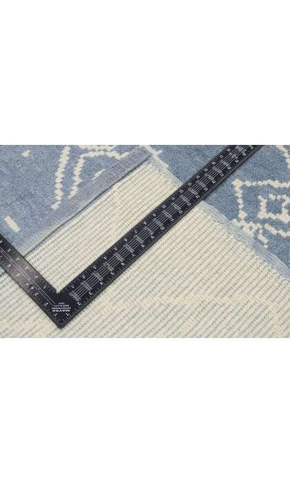 8 x 10 Light Blue Moroccan Rug 53440