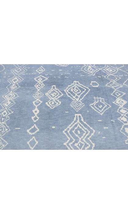 8 x 10 Light Blue Moroccan Rug 53440
