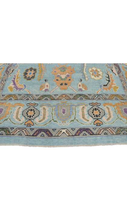 10 x 13 Colorful Oushak Rug 53459