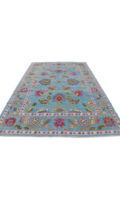 6 x 9 Turkish Oushak Rug 53462