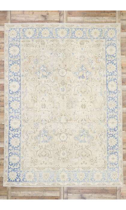 9 x 12 Vintage Persian Mashhad Rug 53465