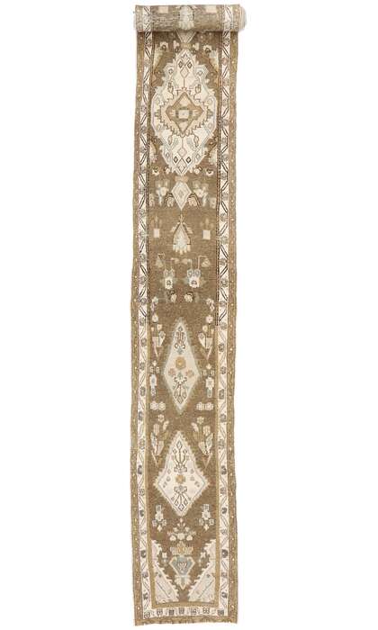 3 x 25 Vintage Persian Hamadan Runner 53467
