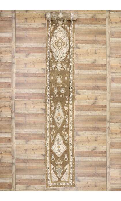 3 x 25 Vintage Persian Hamadan Runner 53467