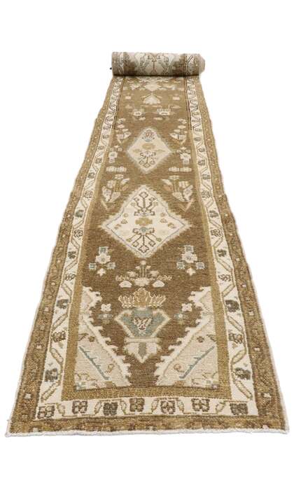 3 x 25 Vintage Persian Hamadan Runner 53467