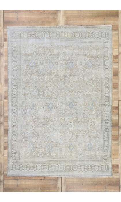 7 x 11 Antique Persian Mahal Rug 53475