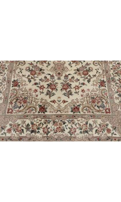4 x 6 Vintage Persian Tabriz Rug 77570