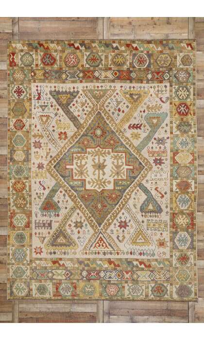 9 x 12 Modern Oushak Rug 80638