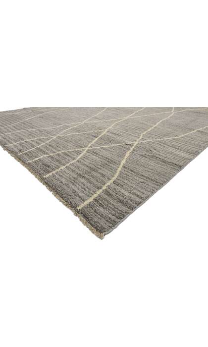 10 x 14 Modern Gray Moroccan Rug 8064910 x 14 Modern Gray Moroccan Rug 80649