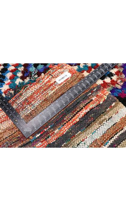 5 x 7 Vintage Moroccan Azilal Rag Rug 20442
