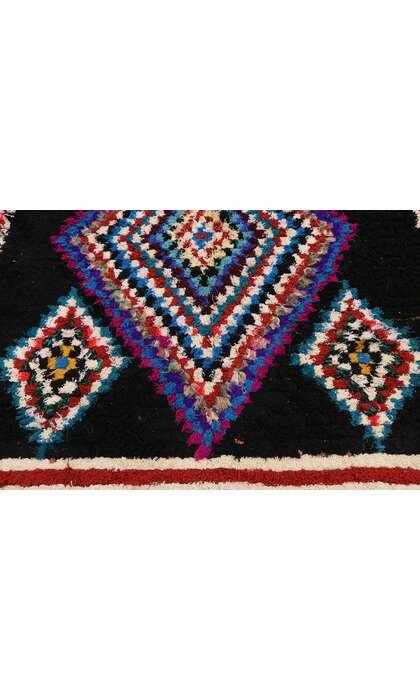 5 x 7 Vintage Moroccan Azilal Rag Rug 20442