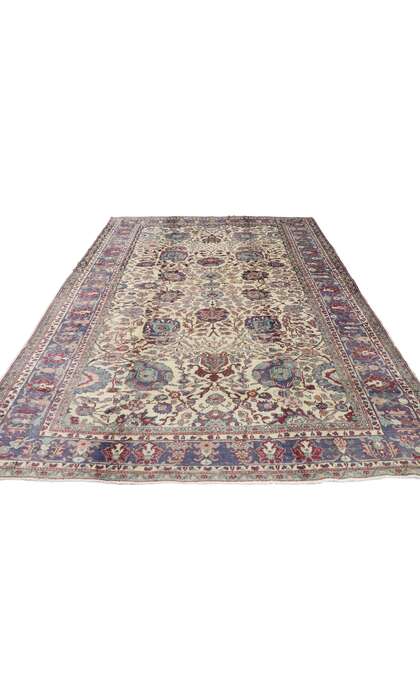 7 x 9 Vintage Turkish Oushak Rug 51788