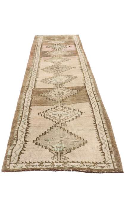 3 x 9 Vintage Turkish Oushak Runner 53470