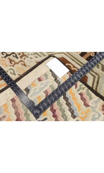 3 x 14 Antique Chinese Ningxia Pillar Rug 53479