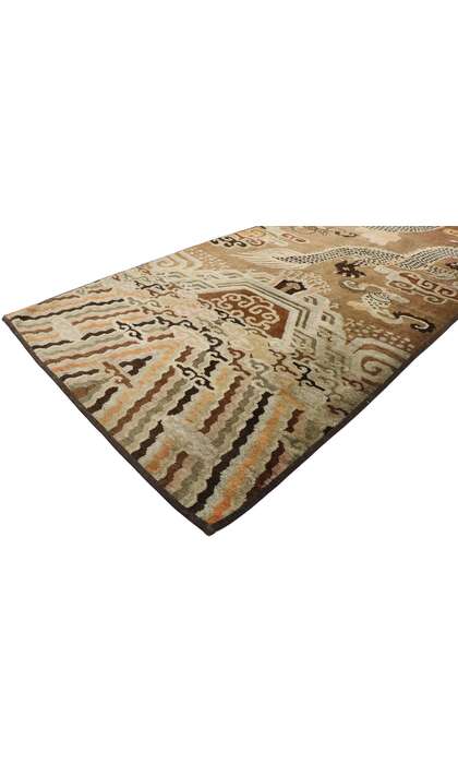 3 x 14 Antique Chinese Ningxia Pillar Rug 53479