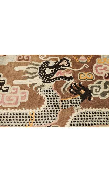 3 x 14 Antique Chinese Ningxia Pillar Rug 53479