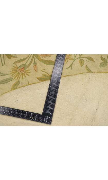 9 x 9 Antique Chainstitch Round Area Rug 70896