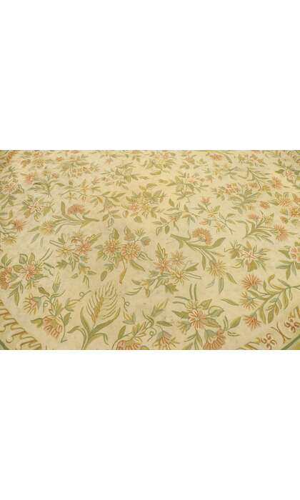 9 x 9 Antique Chainstitch Round Area Rug 70896