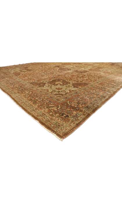 11 x 18 Antique Persian Tabriz Rug 73962