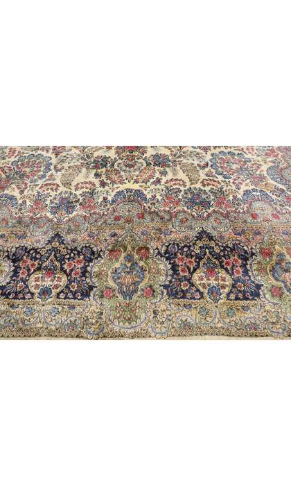 12 x 18 Antique Persian Kerman Rug 74979
