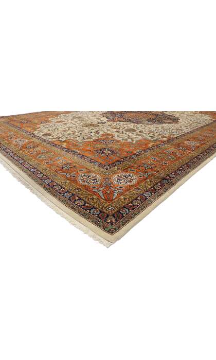 12 x 18 Vintage Romanian Mashhad Rug 76657