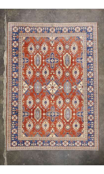 12 x 16 Vintage Afghan Shiraz Rug 76878
