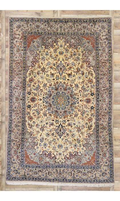 8 x 13 Vintage Persian Nain Rug 77571