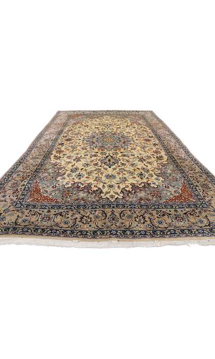 8 x 13 Vintage Persian Nain Rug 77571