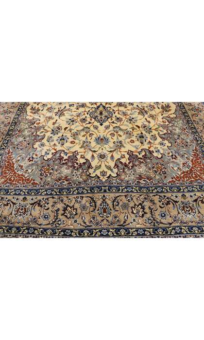 8 x 13 Vintage Persian Nain Rug 77571