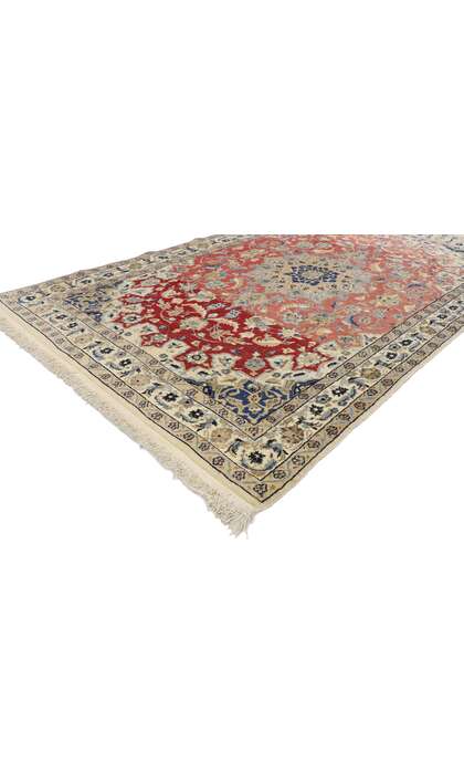 4 x 6 Vintage Persian Nain Rug 77576