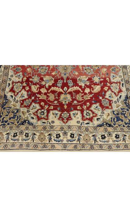 4 x 6 Vintage Persian Nain Rug 77576