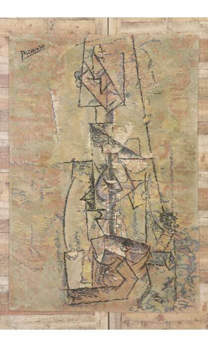 5 x 7 Vintage Scandinavian Ege Art Line Tapestry 77580