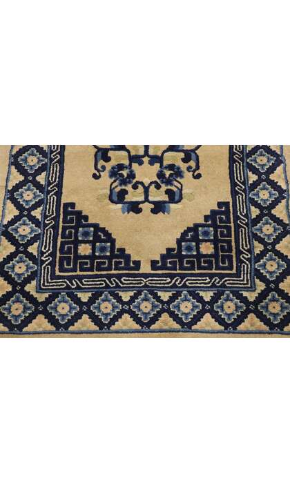 2 x 5 Antique Chinese Baotou Rug 77588